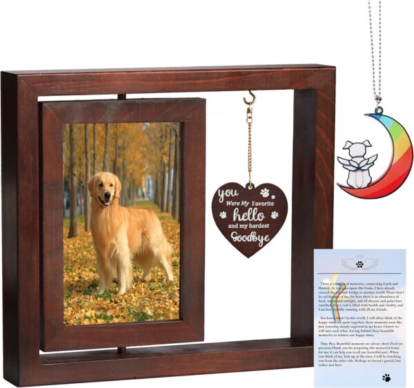 4 * 6'' Dog Memorial Picture Frame,Dog Memorial Gifts for Loss of Dog，Pet Memorial Gifts for Dogs,Loss of Dog Sympathy Gift，Loss of Pet Sympathy Gift Dog,Pet Loss Sympathy Gift.