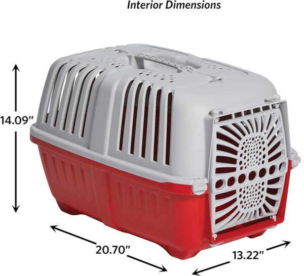 MidWest Homes for Pets Spree Travel Pet Carrier | Hard-Sided Pet Kennel Ideal for XS Dog Breeds, Small Cats & Small Animals | Dog Carrier Measures 22.3L x 14.2 W x 15H - Inches - Image 5