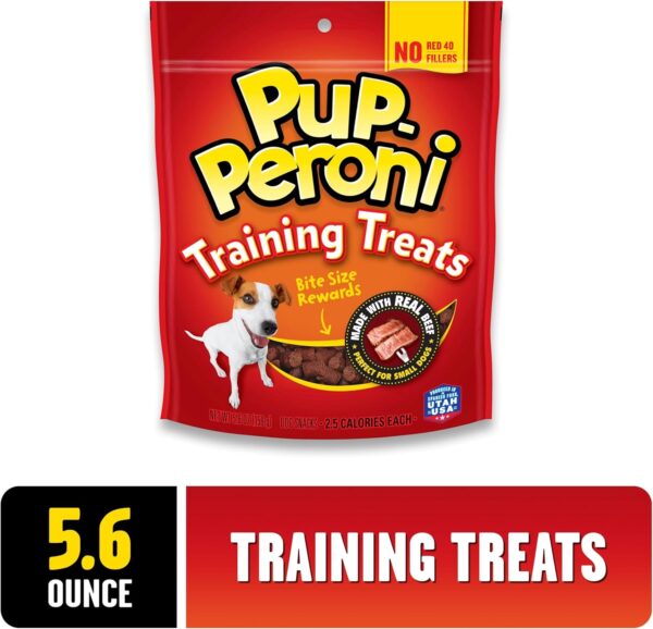 Pup-Peroni Training Dog Treats, Original Beef Flavor, 5.6 Ounce (Pack of 8), Made with Real Beef, Bite Size Rewards - Image 2