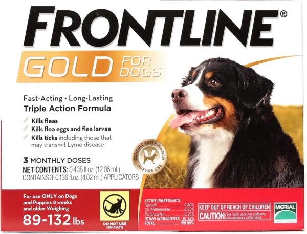 Frontline Gold 3 Dose 89+lbs