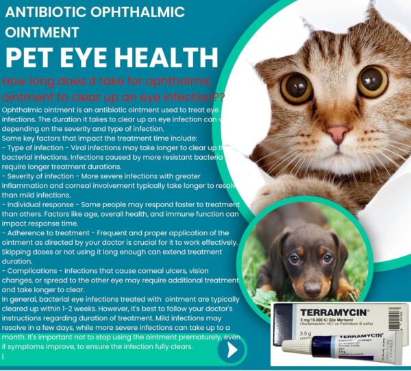 Otto Tech Pet Eye Health Ointment for Dogs, Cats, Cattle, Sheep, Horse, Bird 1/8 oz /3.5gr - 1 tube - Image 5