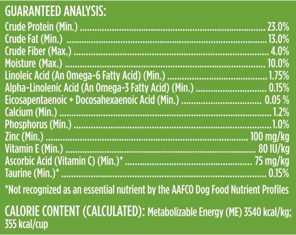 Premium Natural Dry Dog Food with Added Vitamins, Minerals & Taurine, Real Chicken & Veggies Recipe, 40 Pounds (Packaging May Vary) - Image 7