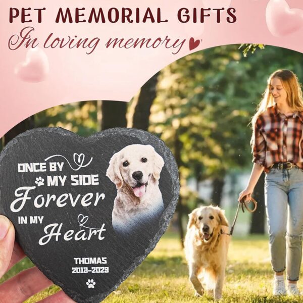 Dog Memorial Gifts for Loss of Dog, Loss of Dog Sympathy Gift, Pet Loss Gifts Dog Cat, Pet Remembrance Gifts for Dog Cat, Pet Memorial Stone Plaque, Personalized Gifts for Cat/Dog/Pet Lover - Image 4