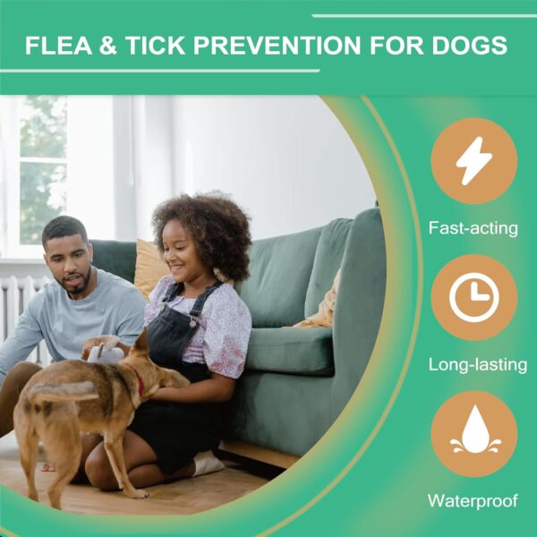 Flea and Tick Prevention for Dogs, Flea and Tick Treatment for Small Dog, Natural Essential Oil, Flea & Tick Control, 5-22 Pounds, 3 Doses - Image 4