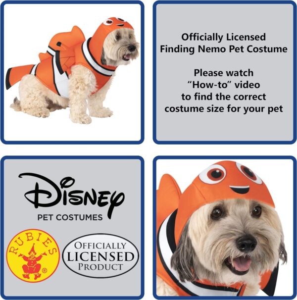 Rubie's unisex Disney Finding Nemo Pet Costume, As Shown, Medium US - Image 2