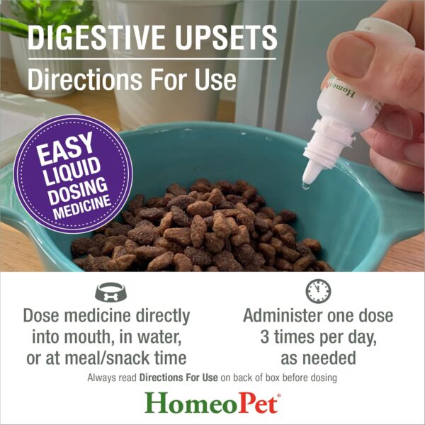 HomeoPet Digestive Upsets, Natural Pet Digestive Support, Digestive Supplement for Dogs, Cats, and Small Pets, 15 Milliliters - Image 5