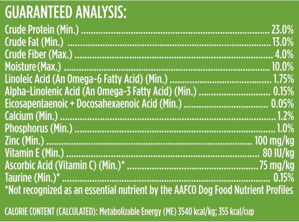 Premium Natural Dry Dog Food with Added Vitamins, Minerals & Taurine, Real Chicken & Veggies Recipe, 6 Pounds (Packaging May Vary) - Image 8