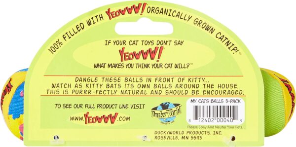 Yeowww My Cats Balls, 3 Balls per Pack - Image 3