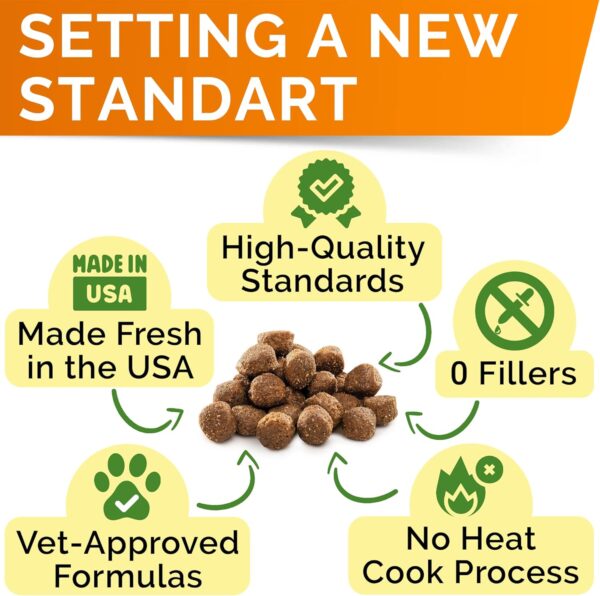 STRELLALAB Natural Flea and Tick Prevention Chews for Dogs - Chewable Tablets for Dogs - All Breeds and Ages - Made in USA Flea and Tick Remover Supplement - Bacon - 120 Treats - Image 4