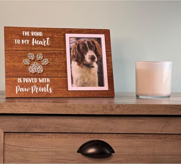 Pet Memorial Gifts for Dogs, Dog Memorial Gifts for Loss of Dog, Dog Loss Sympathy Gift, Pet Remembrance Gift, Dog Picture Frame, Pet Loss Gifts 4x6 in Photo (Natural) - Image 4