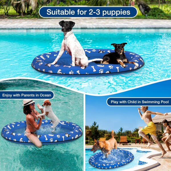 Dog Float Raft - Inflatable Dog Swimming Float for Summer Dog Water Float - Image 6