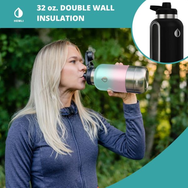 32 oz. Portable Dog Water Bottle, Dog Travel Water Bottle, Portable Water Bowl for Dogs, Dog Travel Bowel, Dog Water Bottle for Walking, Dog Travel Accessories Kit, Pet Travel Bottle for Hiking - Image 7