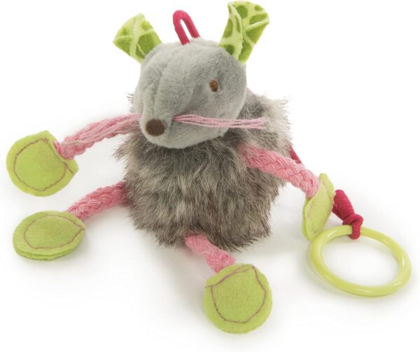 SmartyKat Bouncy Mouse Bungee Dangler Plush Cat Toy - Randomly Selected Color, One Size - Image 2