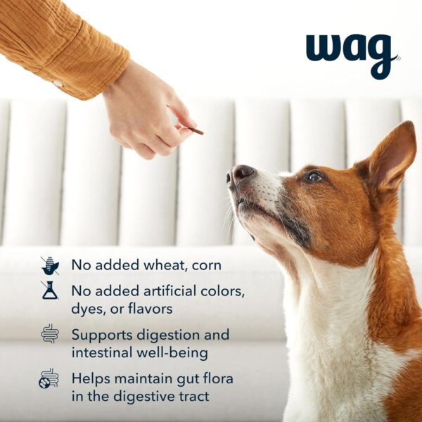 Amazon Brand - Wag Probiotic Supplement Chews for Dogs, Natural Duck Flavor, 90 count - Image 2