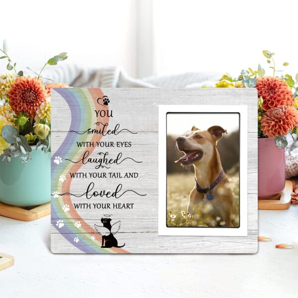 SteadStyle Pet Memorial Picture Frame - Sympathy Gift for Loss of Dog - in Memory of Pet, Paw Prints Photo Frames 4x6 for Loss of Dog Cat Remembrance Gifts for Pet Lovers… - Image 6