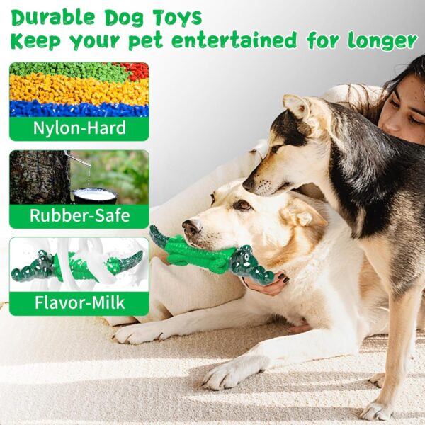 Dog Chew Toys for Aggressive Chewers: Tough Dog Toys for Large Dogs - Indestructible Dog Toys - Heavy Duty Dog Toys -Dog Toys for Small/Medium/Large Dogs Breed - Image 3