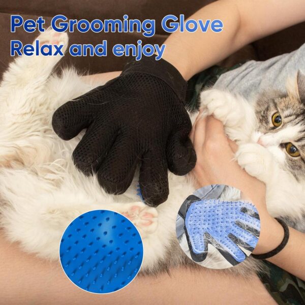 Cat Brush Kit,Dog Brush for Shedding,Professional Pet Grooming Kit,Cat Brush Glove,8 In 1 Premium Cat Brush Set - Image 3