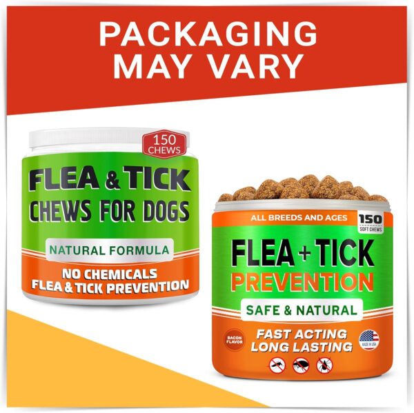 Natural Flea & Tick Prevention for Dogs Chewable Tablets - Flea & Tick Control Supplement - Oral Flea Pills for Dogs - All Breeds and Ages - Soft Chews Made in USA - Image 7