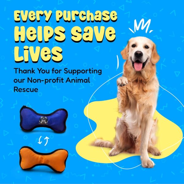 Pacific Pups 18 Piece Dog Toy Set - Plush, Rope & Chew Toys Support Non-Profit Dog Rescue - Image 6