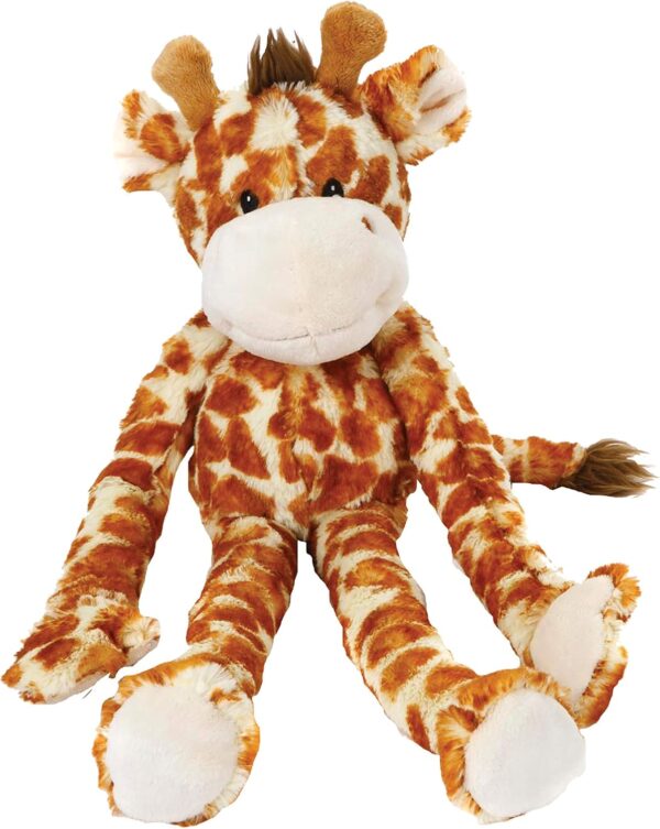 Multipet Swingin 19-Inch Large Plush Dog Toy with Extra Long Arms and Legs with Squeakers