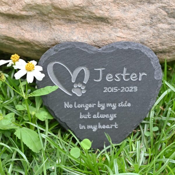 Personalized Memorial Stones, Cat Memorial Gifts, Dog Memorial Gifts for Loss of Dog, Loss of Cat Sympathy Gift, Dog Passing Away Gifts, Dog Bereavement Gifts, 4''×4''/10×10cm - Image 4