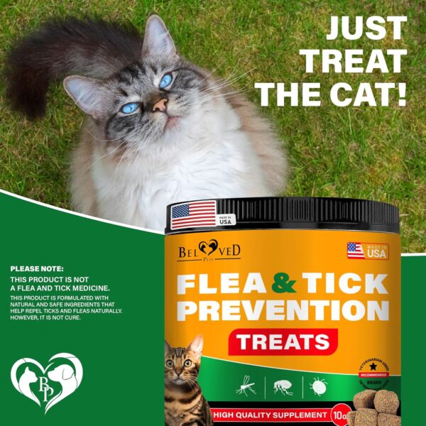 Flea and Tick Prevention Chewable Pills for Dogs and Cats - Revolution Oral Flea Treatment for Pets - Pest Control & Natural Defense - Chewables Small Tablets Made in USA (Chicken (for Cats)) - Image 7