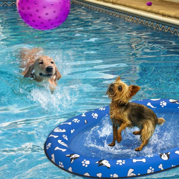 Dog Float Raft - Inflatable Dog Swimming Float for Summer Dog Water Float - Image 4