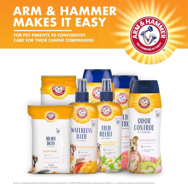 Arm & Hammer for Pets Gentle Puppy Bath Wipes, Coconut Water | All Purpose Puppy Cleaning Wipes Remove Odor & Refresh Skin for Pets | Gentle Tearless, 100 Count Pack of Pet Wipes - Image 6