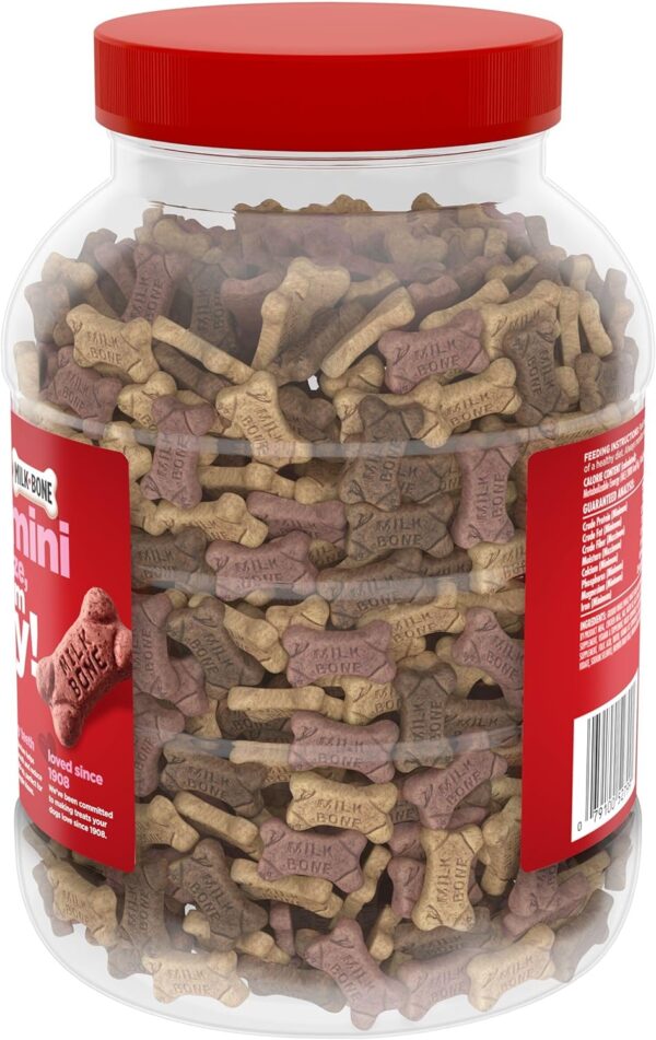 Milk-Bone Mini's Flavor Snacks Dog Treats, 36 Ounce Crunchy Texture Helps Reduce Tartar - Image 3