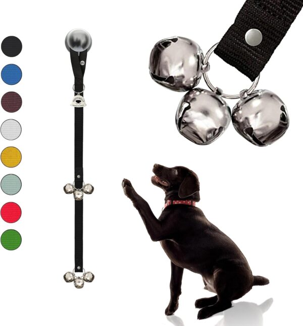 Caldwell's Pet Supply Co. Dog Potty Bells, Dog Bells to Go Outside, Hanging Dog Door Bell for Potty Training, Quality Bell for Dogs to Ring to Go Potty, Potty Bells for Dogs, Puppy Training Tool