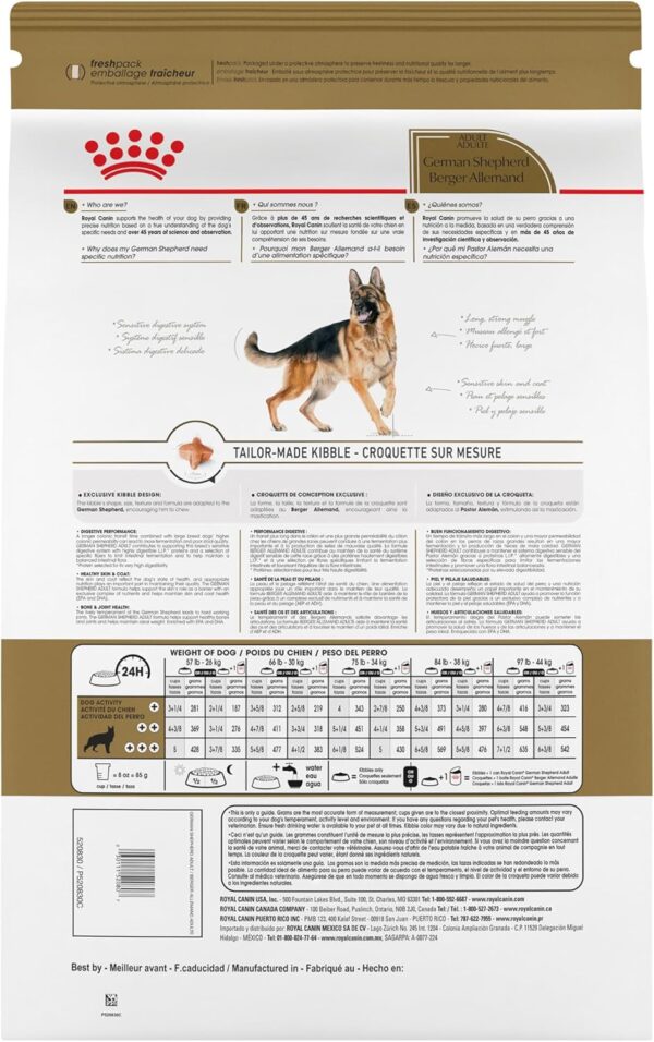 Royal Canin German Shepherd Adult Dry Dog Food, 30 lb bag - Image 2