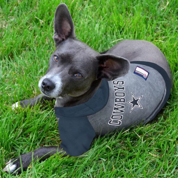 Pets First Hoodie T-Shirt for Dogs & Cats. NFL Pets First Football Licensed Dog Hoody Tee Shirt, X-Small Sports Hoody T-Shirt for Pets Licensed Sporty Dog Shirt - Image 2