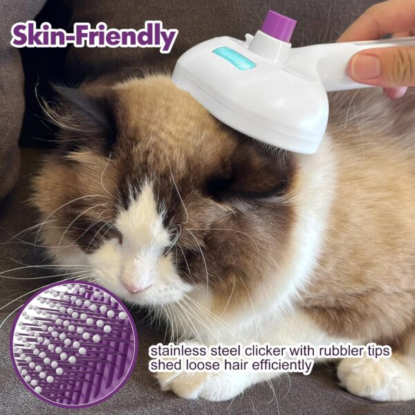 Katoggy Steam Cat Brush, Self Cleaning Dog Steam Grooming Brush, Easy To Clean, Remove Static Flying Hair Spray Grooming Brush for Cats and Dogs - Image 4