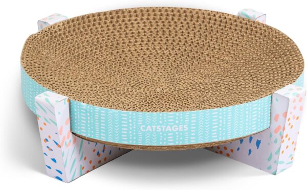 Catstages Scratch, Snuggle & Rest Corrugated Cat Scratcher With Catnip (packaging may vary)