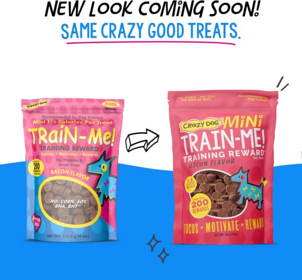 Crazy Dog Train-Me! Training Reward Mini Dog Treats 4 Ounce (Pack of 1) - Image 3