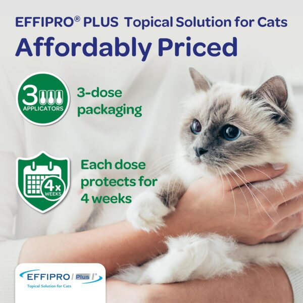 Virbac Effipro PLUS Topical Solution For Cats, 3 Month Supply - Image 7