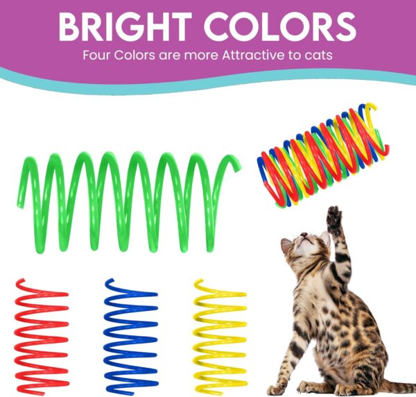 SPOT Ethical Products Ethical Wide Colorful Springs Cat Toy - Image 8