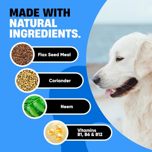 Natural Flea and Tick Prevention for Dogs - Dog Flea and Tick Treatment Chewable - Safe Flea Treatment Dogs of All Breeds & Ages - Flea Chews for Dogs - Flea Pills for Dogs for Dog Flea & Tick Control - Image 3