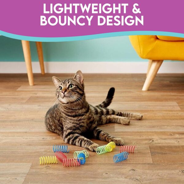 SPOT Ethical Products Ethical Wide Colorful Springs Cat Toy - Image 4