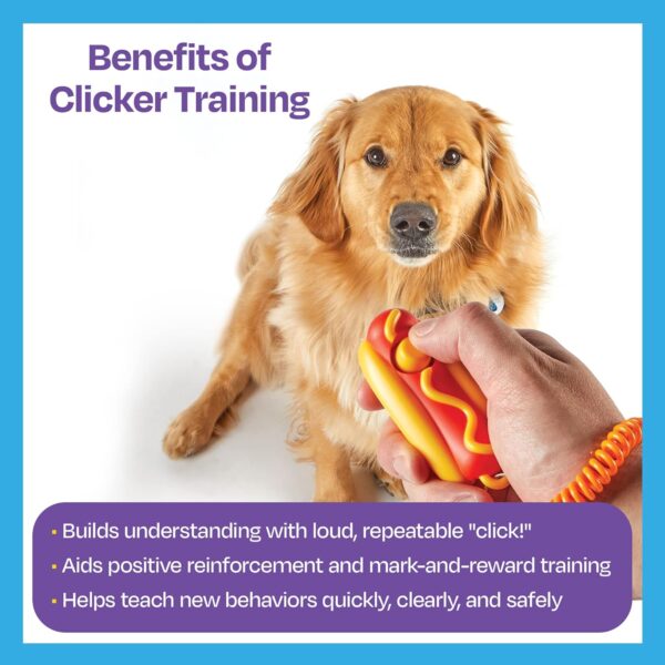 Brightkins Smarty Pooch Hot Dog Training Clicker - Dog Training Clicker, Perfect for Dog Training and Obedience Games - Image 5