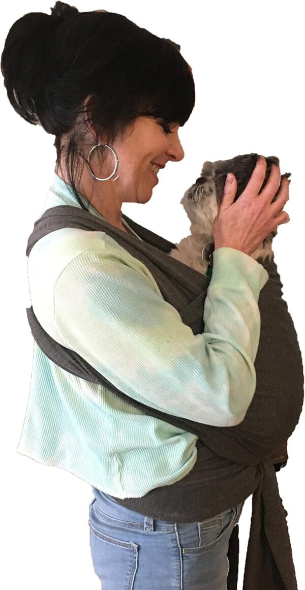 Pet Carrier Sling | Front | Adjustable Hands Free Front Facing Dog Pouch | Relieves Your Pet's Anxiety and Stress - Image 6