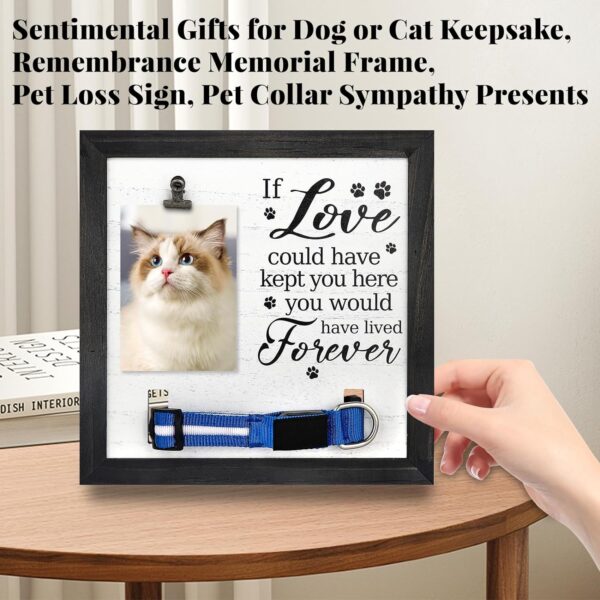 Pet Memorial Frame - Pet Memorial Gifts - Cat Memorial - Dog Memorial Gifts for Loss of Dog - Dog Memorial Picture Frame - Dog Frames for Pictures Memorial (If You) - Image 3