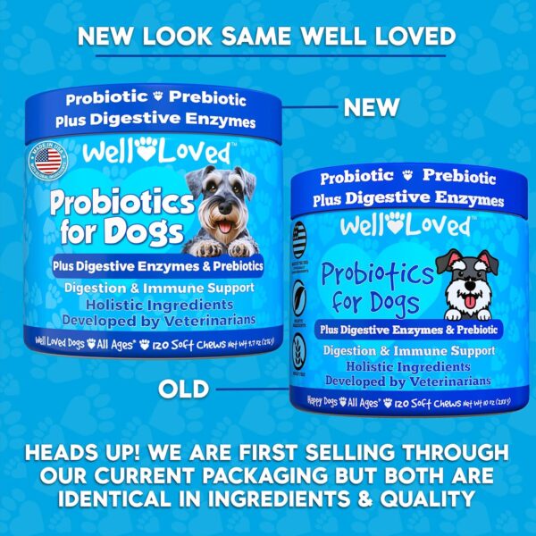 Probiotics for Dogs, Dog Probiotics and Digestive Enzymes, Made in USA, Vet Developed, Dog Probiotic Chews with Prebiotics, Diarrhea Treatment, for Itchy Skin, Gut Health & Gas Relief - Image 6