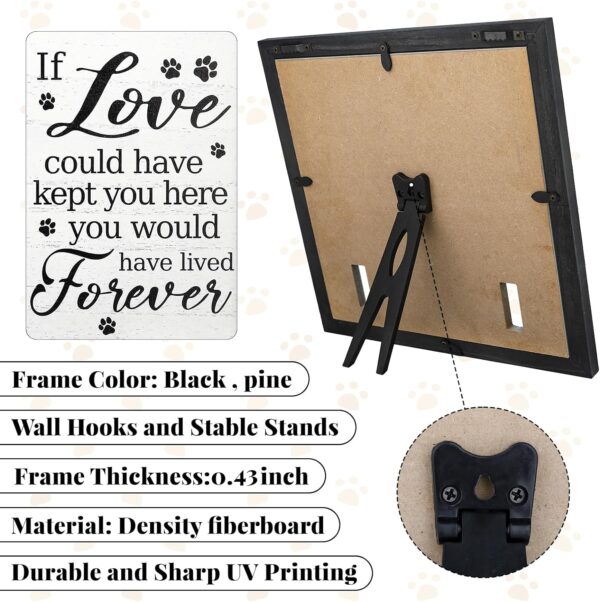 Pet Memorial Frame - Pet Memorial Gifts - Cat Memorial - Dog Memorial Gifts for Loss of Dog - Dog Memorial Picture Frame - Dog Frames for Pictures Memorial (If You) - Image 6