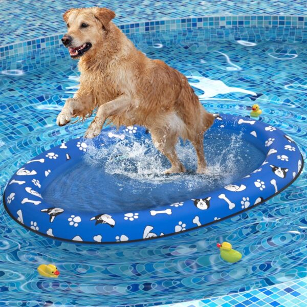 Dog Float Raft - Inflatable Dog Swimming Float for Summer Dog Water Float