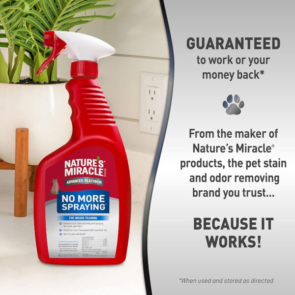 Nature's Miracle Advanced Platinum No More Spraying, 24 Ounces, Helps Discourage Repetitive Cat Spraying - Image 6