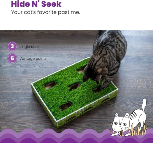 Catstages Grass Patch Hunting Box Cat Toy - Image 4