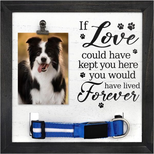 Pet Memorial Frame - Pet Memorial Gifts - Cat Memorial - Dog Memorial Gifts for Loss of Dog - Dog Memorial Picture Frame - Dog Frames for Pictures Memorial (If You)