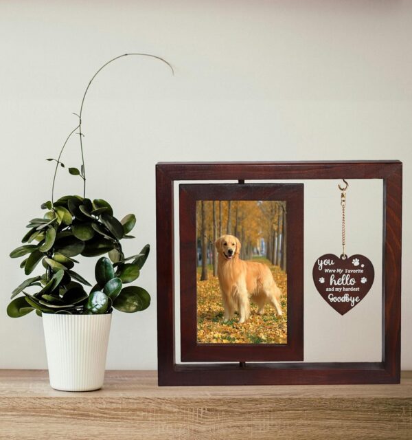 4 * 6'' Dog Memorial Picture Frame,Dog Memorial Gifts for Loss of Dog，Pet Memorial Gifts for Dogs,Loss of Dog Sympathy Gift，Loss of Pet Sympathy Gift Dog,Pet Loss Sympathy Gift. - Image 5