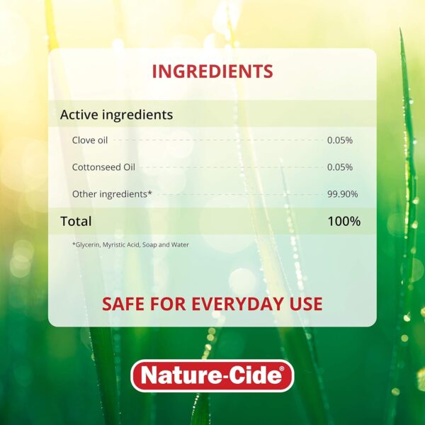 Nature-Cide Flea & Tick. All Natural Tick and Flea Spray for House and Pets to Keep Your Home Safe. Kills on Contact. No Strong Odor. 8 oz - Image 2